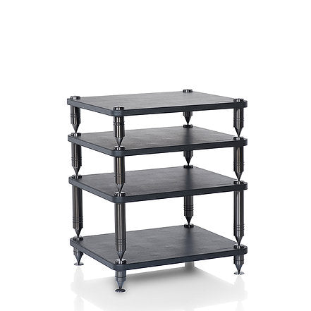 NorStone COMO I 模組化高傳真音響架（每個）黑色皮革