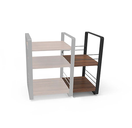 NorStone Loft Side AV Stand Extension Walnut