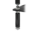 NorStone Stabbl Four Glass Shelf HI-FI Audio Rack Black