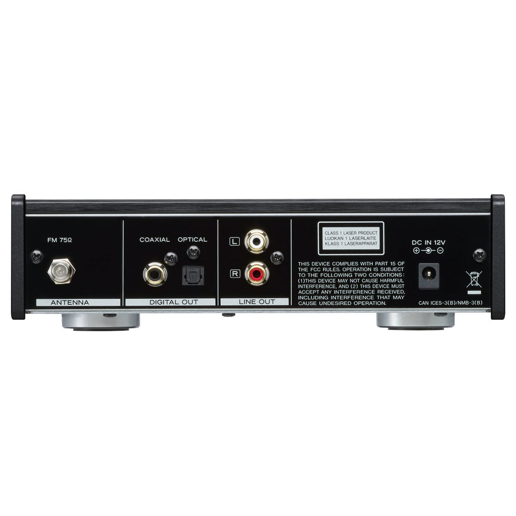 TEAC PD-301-X CD播放器和FM收音機（黑色）