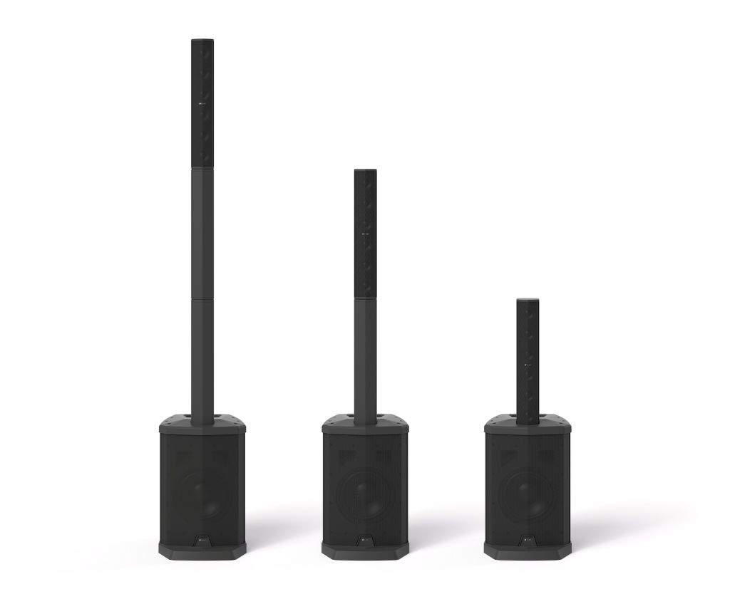 KGEAR GP8A Portable Active Column System - Integrated 3-Channel Mixer & Modular Design