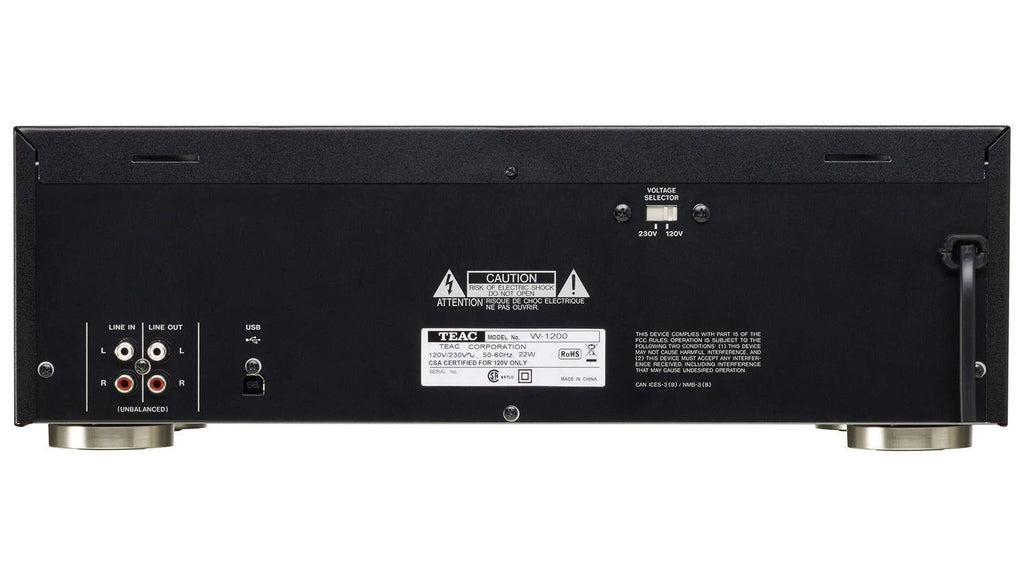 TEAC W-1200 雙卡座