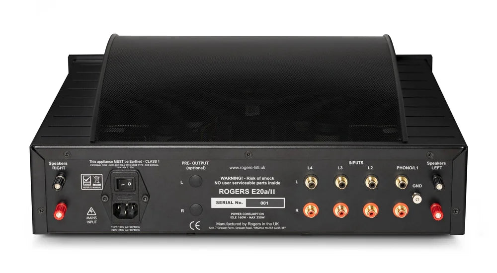 Rogers E20a/ii Valve Amplifier Black (Store Demo)
