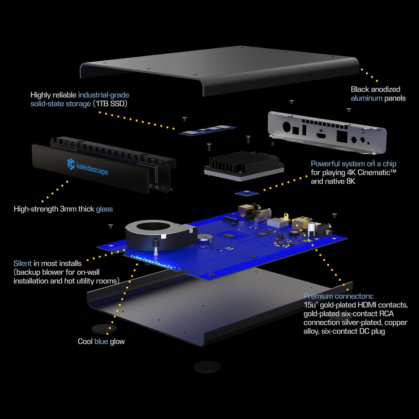 Kaleidescape Strato K - Internal Exploded View